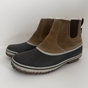 Eddie Bauer Brown Hunt Pac Slip-On Boots